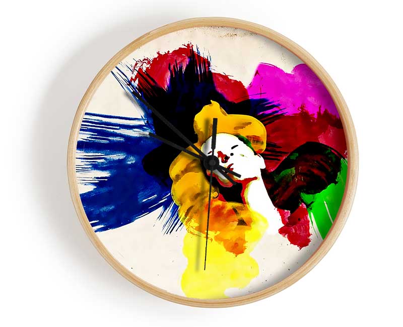 Hair Colours Clock - Wallart-Direct UK