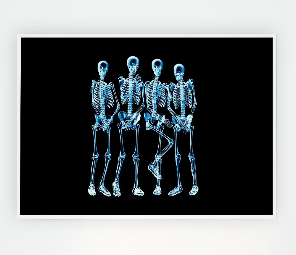 Funny Bones Print Poster Wall Art