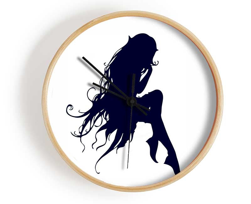 Blue Fairy Clock - Wallart-Direct UK