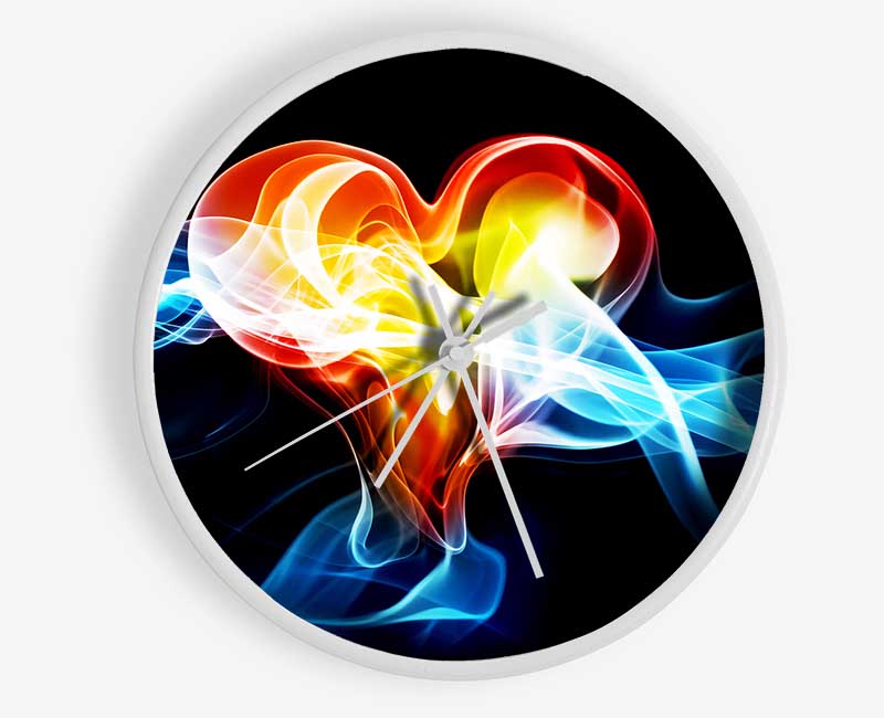 Lovers Heart Of Passion Clock - Wallart-Direct UK