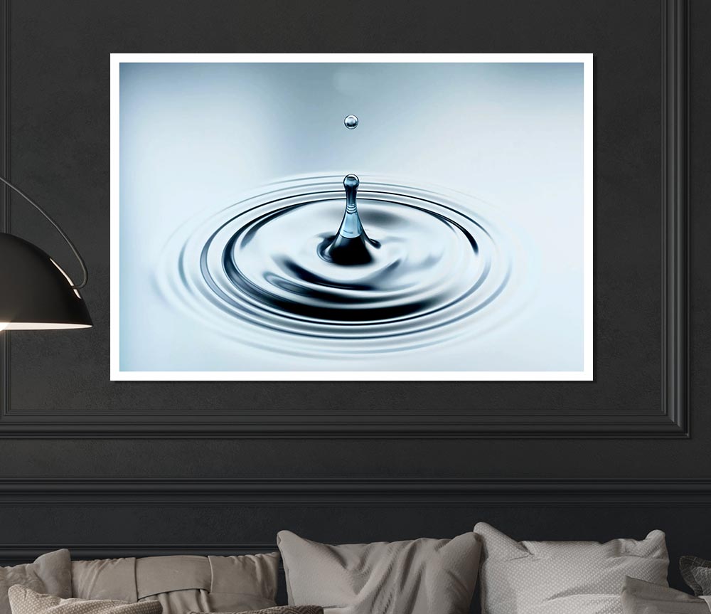 Diamond Droplet Print Poster Wall Art