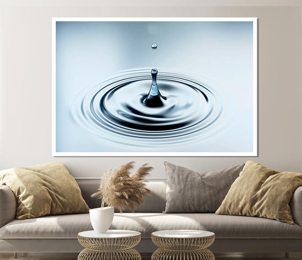 Diamond Droplet Print Poster Wall Art