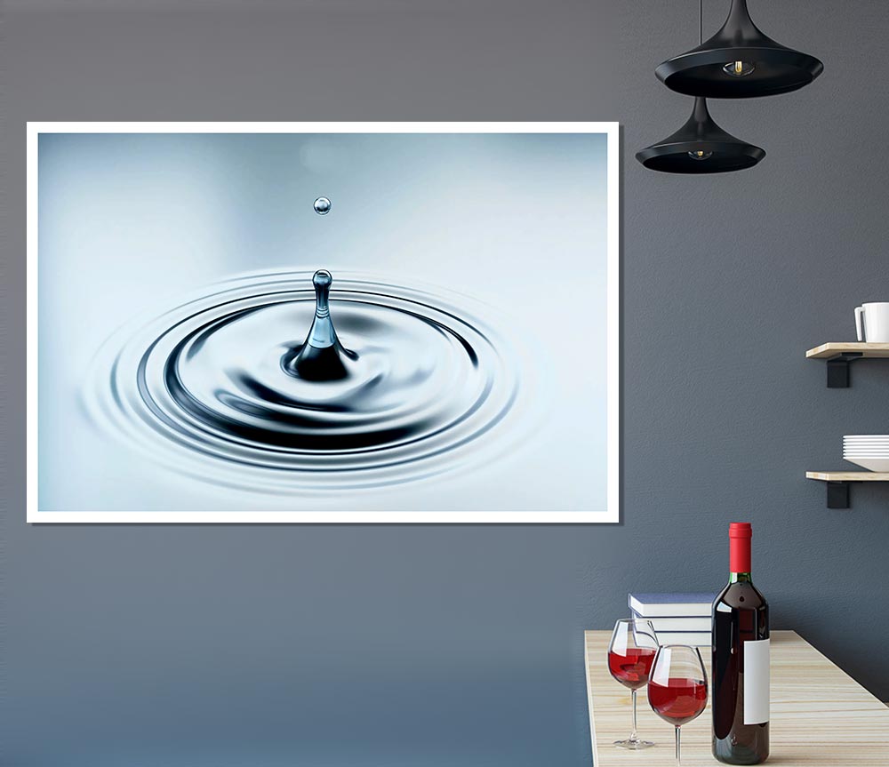 Diamond Droplet Print Poster Wall Art