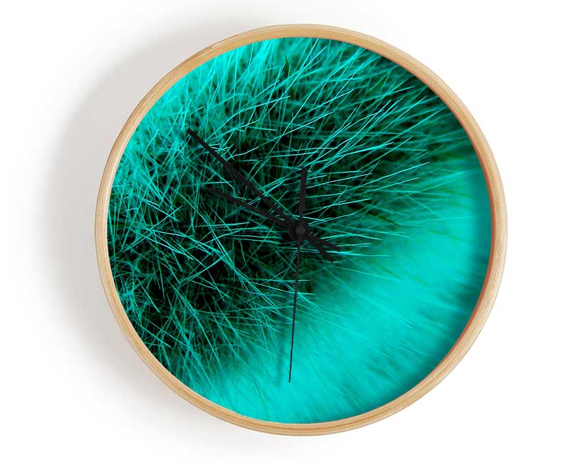 Green Fur Clock - Wallart-Direct UK