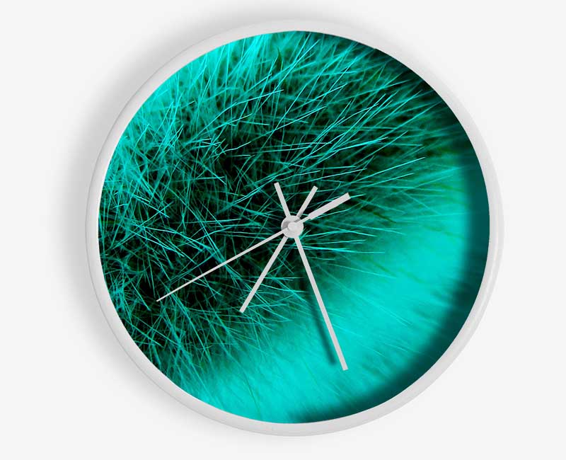 Green Fur Clock - Wallart-Direct UK