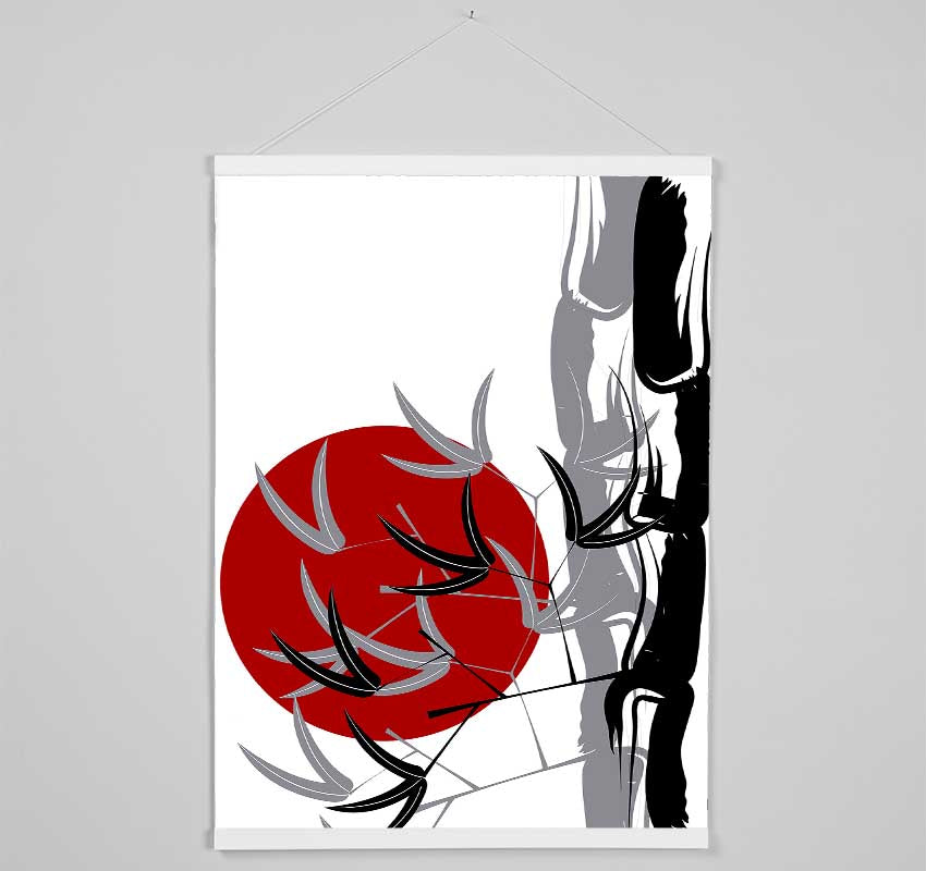 Red Sun Burn Hanging Poster - Wallart-Direct UK