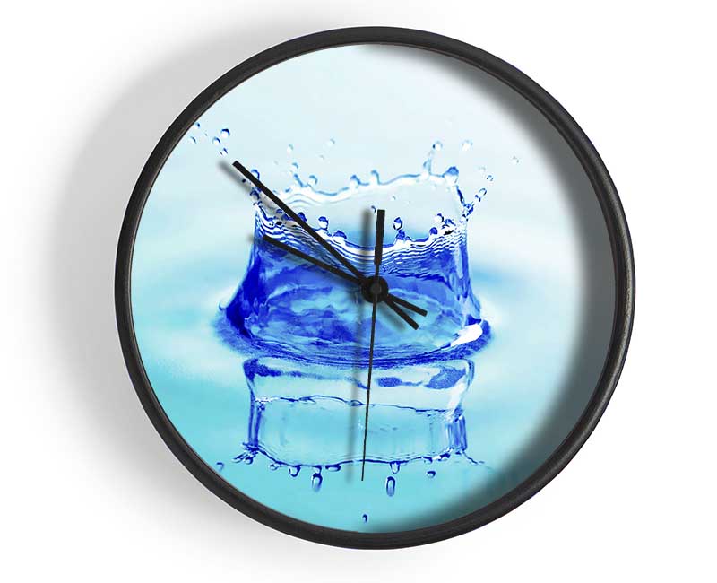 Aqua Splash Clock - Wallart-Direct UK