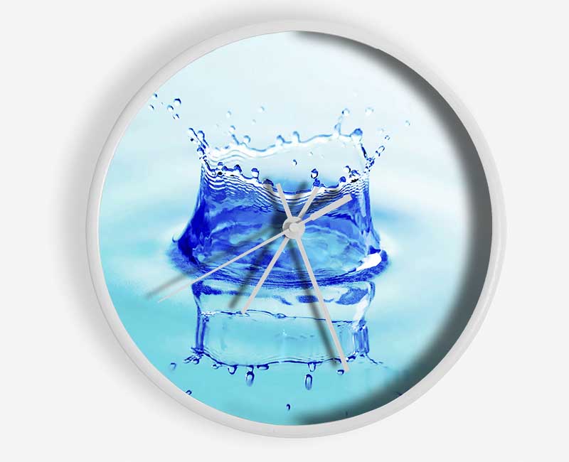 Aqua Splash Clock - Wallart-Direct UK