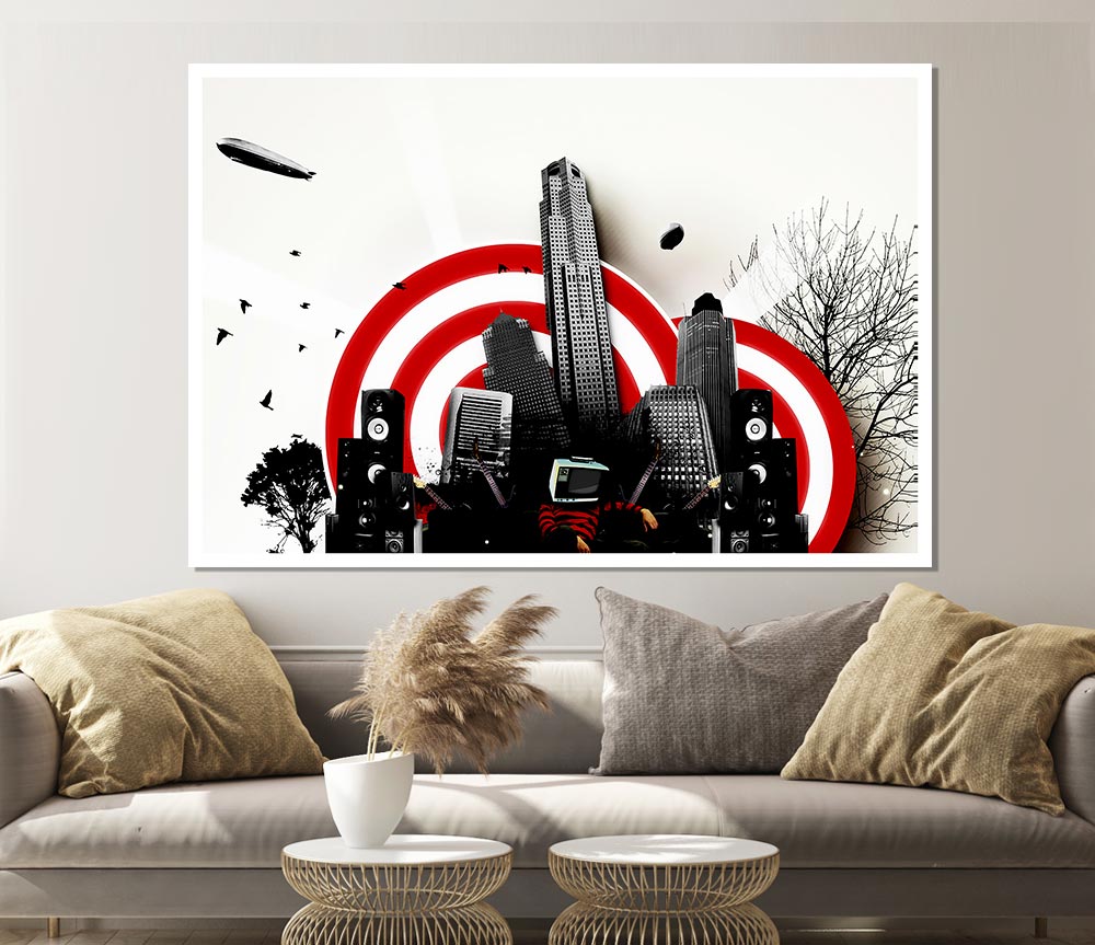 The Sound Of The City Print Poster Wall Art