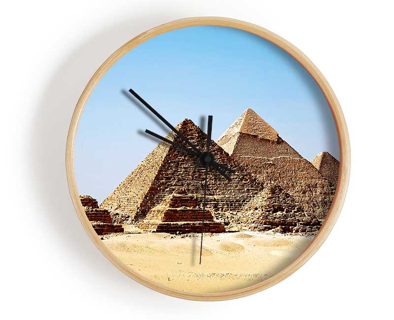 Pyramid Wonder Clock - Wallart-Direct UK