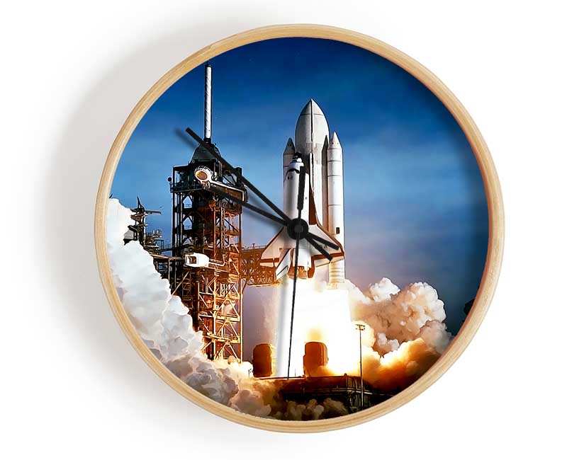 Space Shuttle Take Off Clock - Wallart-Direct UK