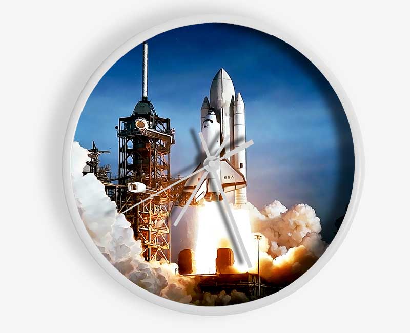 Space Shuttle Take Off Clock - Wallart-Direct UK