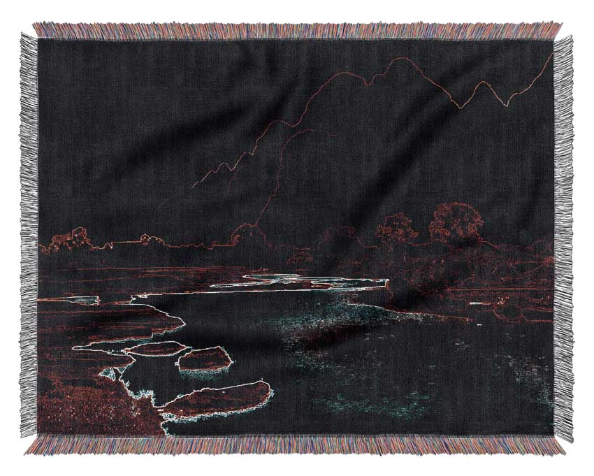 Red Lake Woven Blanket