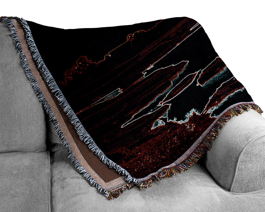 Red Lake Woven Blanket