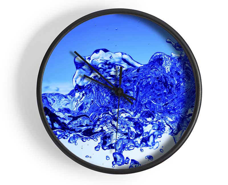 Blue Celebration Clock - Wallart-Direct UK