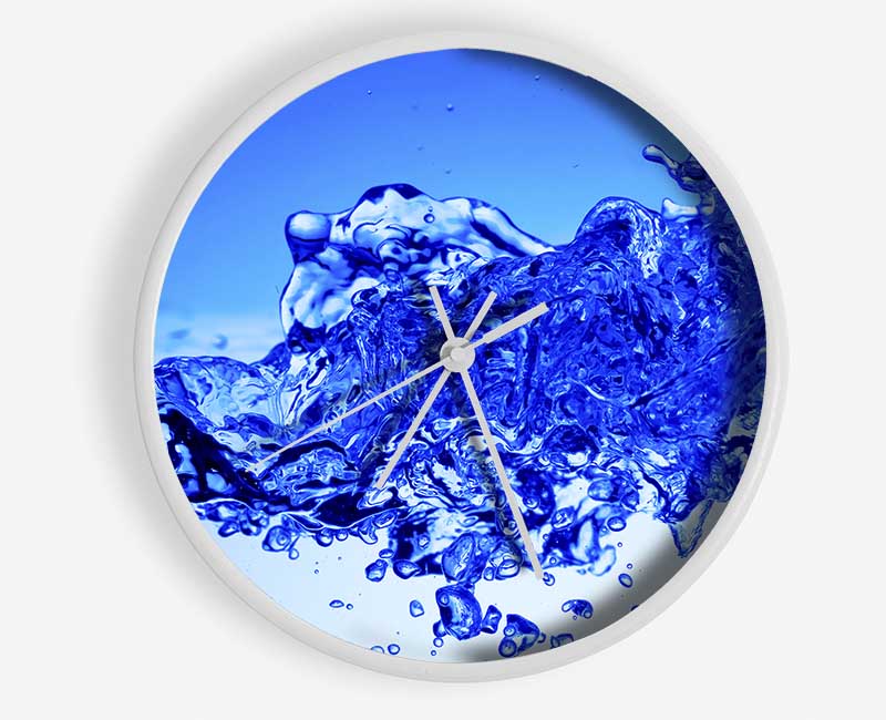 Blue Celebration Clock - Wallart-Direct UK