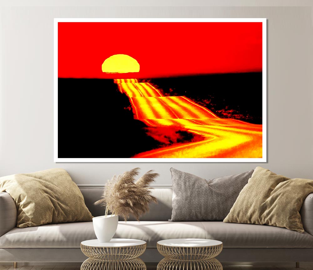 The Road To The Sun Print Poster Wall Art