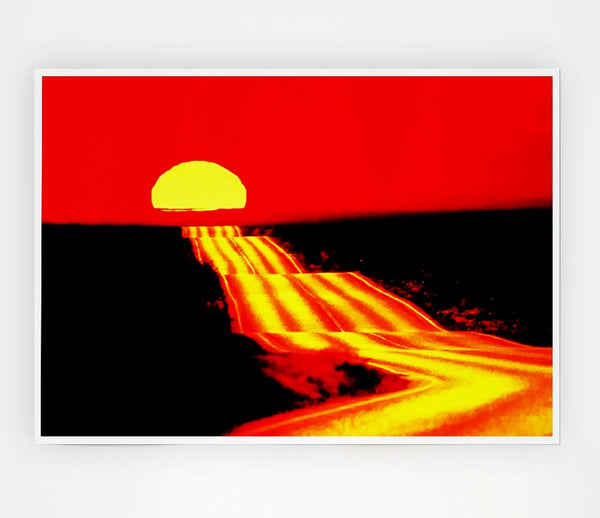 The Road To The Sun Print Poster Wall Art