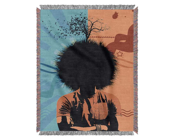 Roots Of Life Woven Blanket