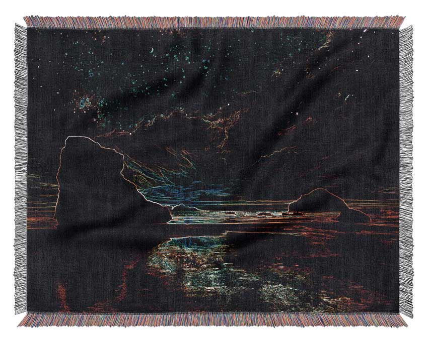 Mystic Landscape Woven Blanket