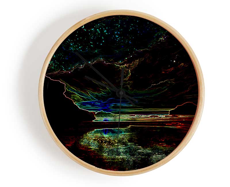 Mystic Landscape Clock - Wallart-Direct UK