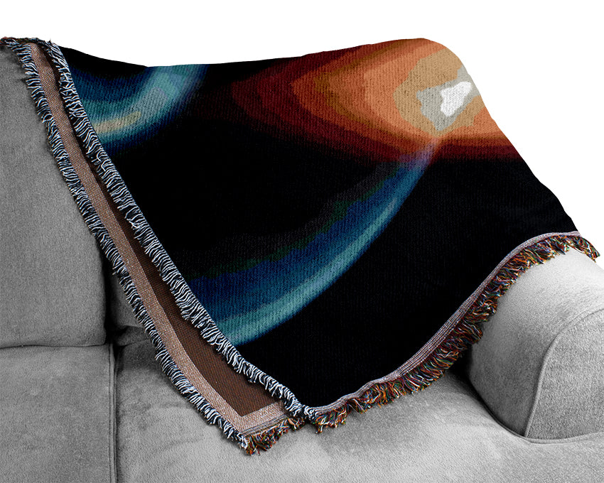 Striking The Match Woven Blanket