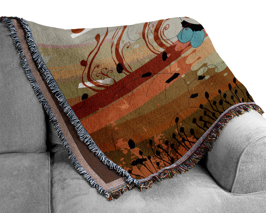 Magical Island Woven Blanket