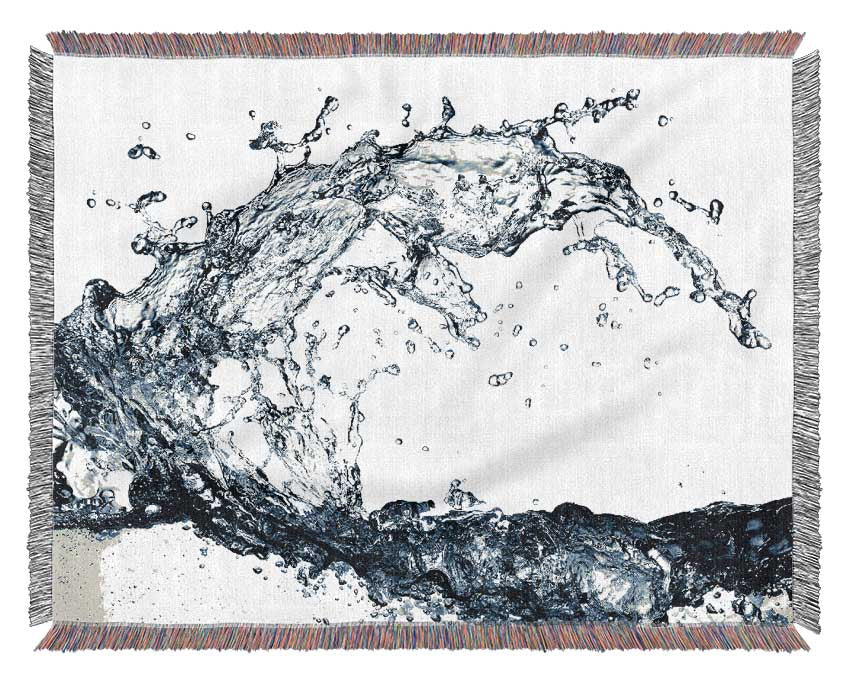 Tidel Wave Water Woven Blanket