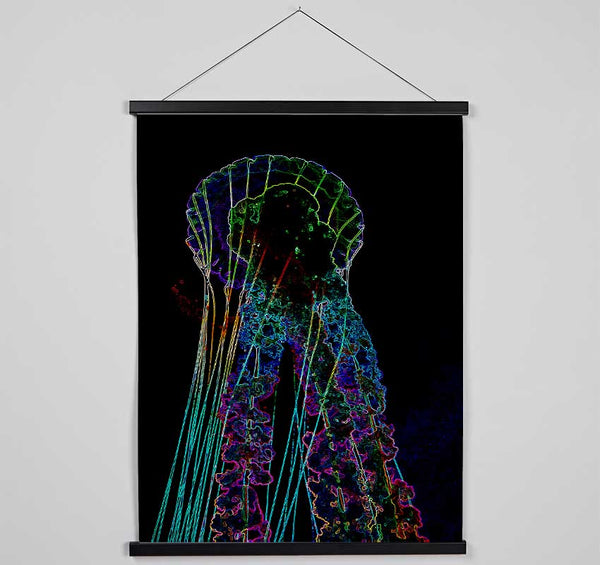 Jellyfish Hanging Poster - Wallart-Direct UK