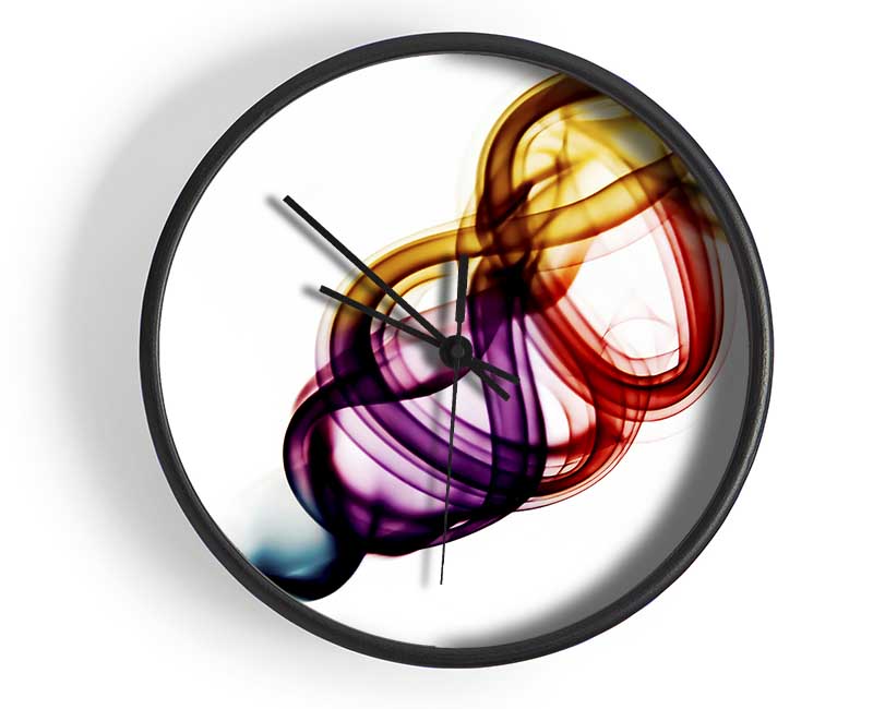 Rainbow Smoke Coil Clock - Wallart-Direct UK