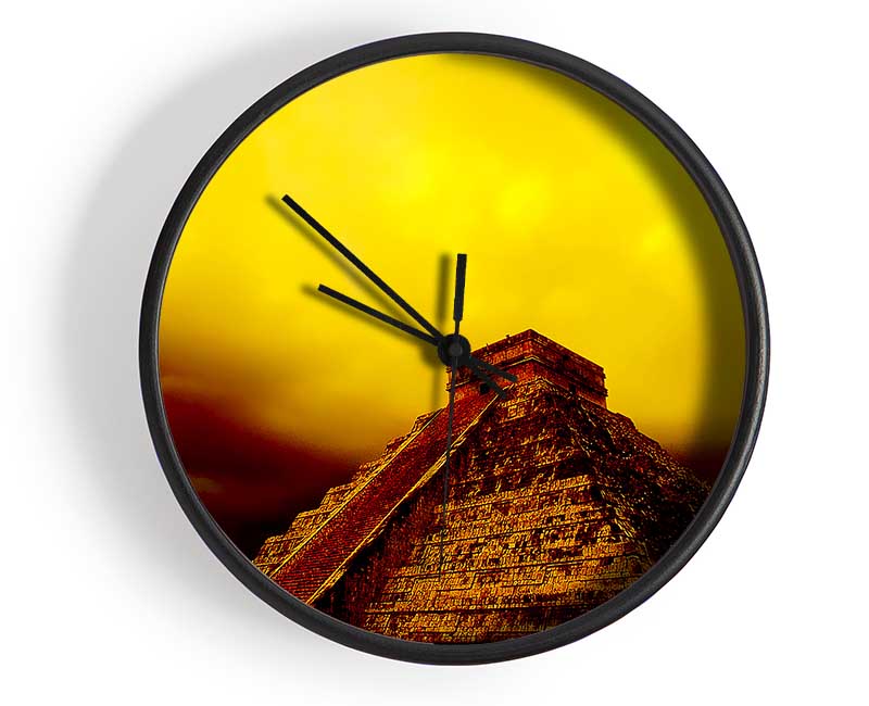 Myan Pyramind 02 Clock - Wallart-Direct UK