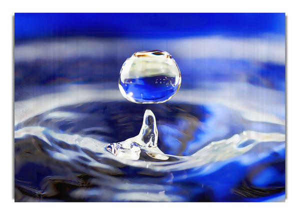 Blue Water Droplet