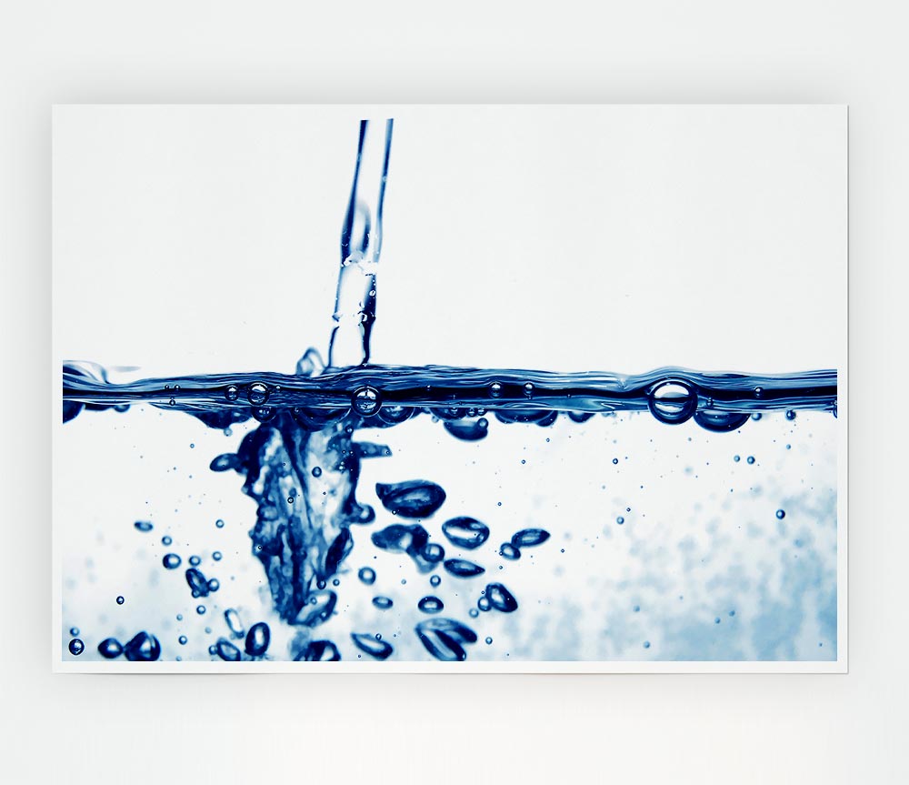 The Pattern Of Water Print Poster Wall Art