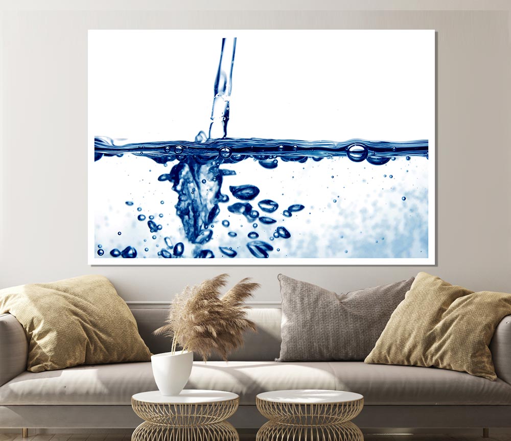 The Pattern Of Water Print Poster Wall Art