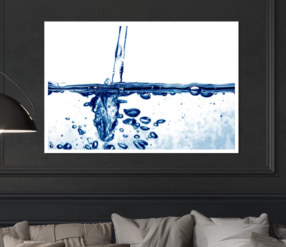 The Pattern Of Water Print Poster Wall Art