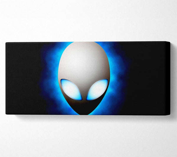 Alien Face Blue