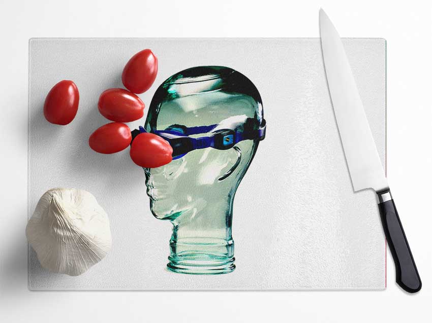 Glass Head Glass Chopping Board