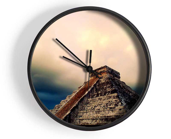 Mexicos Ancient Monument Clock - Wallart-Direct UK