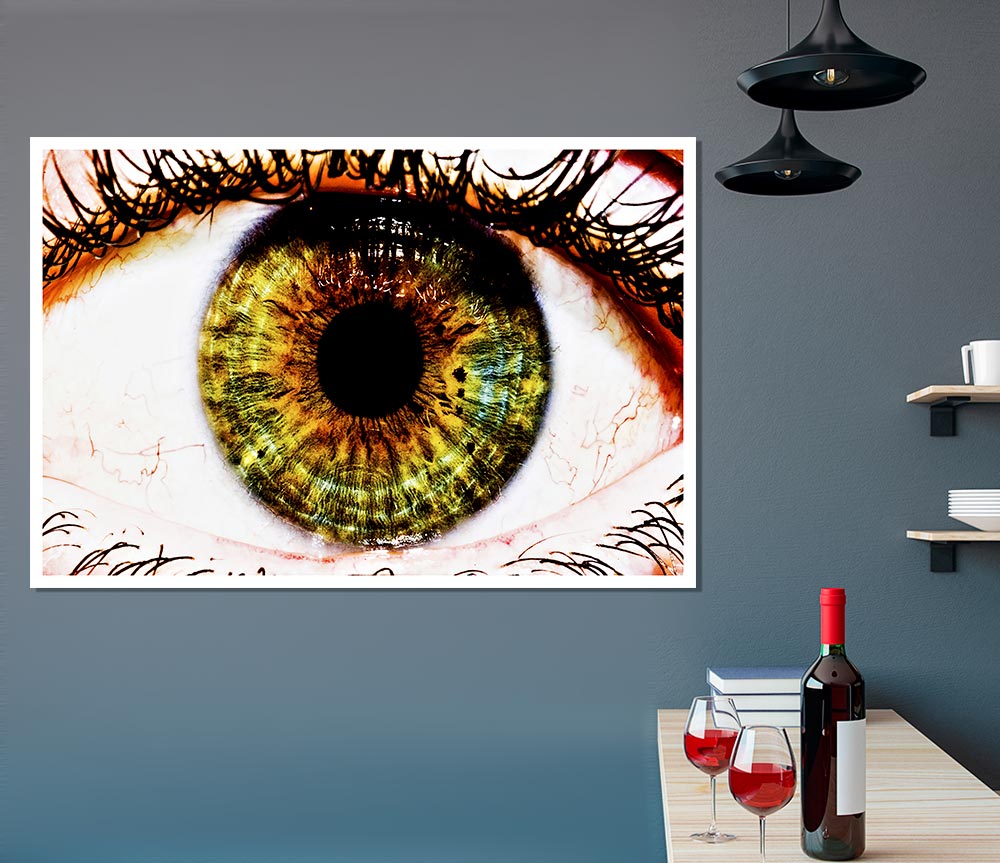 Big Eye Print Poster Wall Art