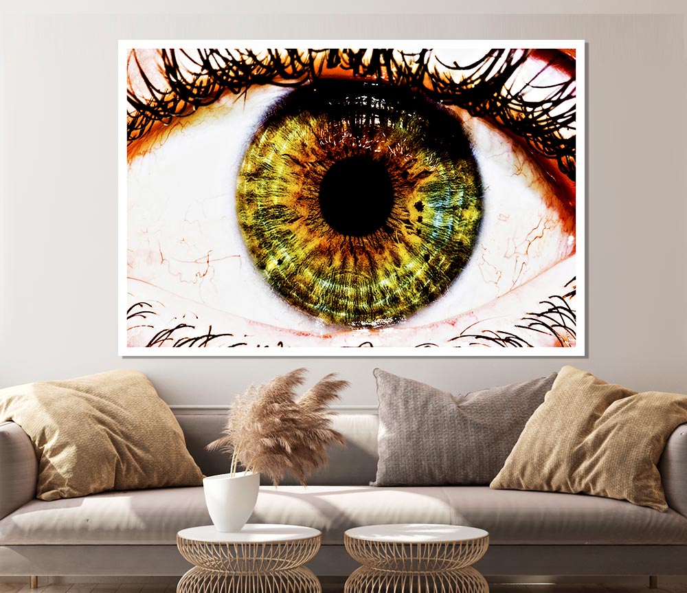 Big Eye Print Poster Wall Art