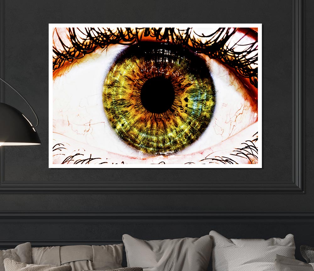 Big Eye Print Poster Wall Art