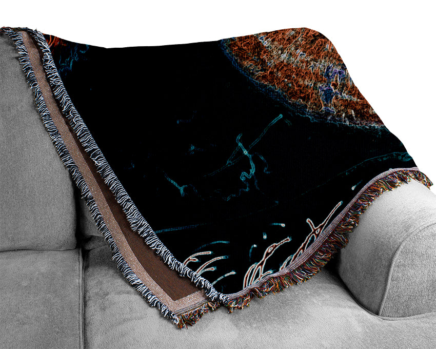 Abstract Eye Woven Blanket