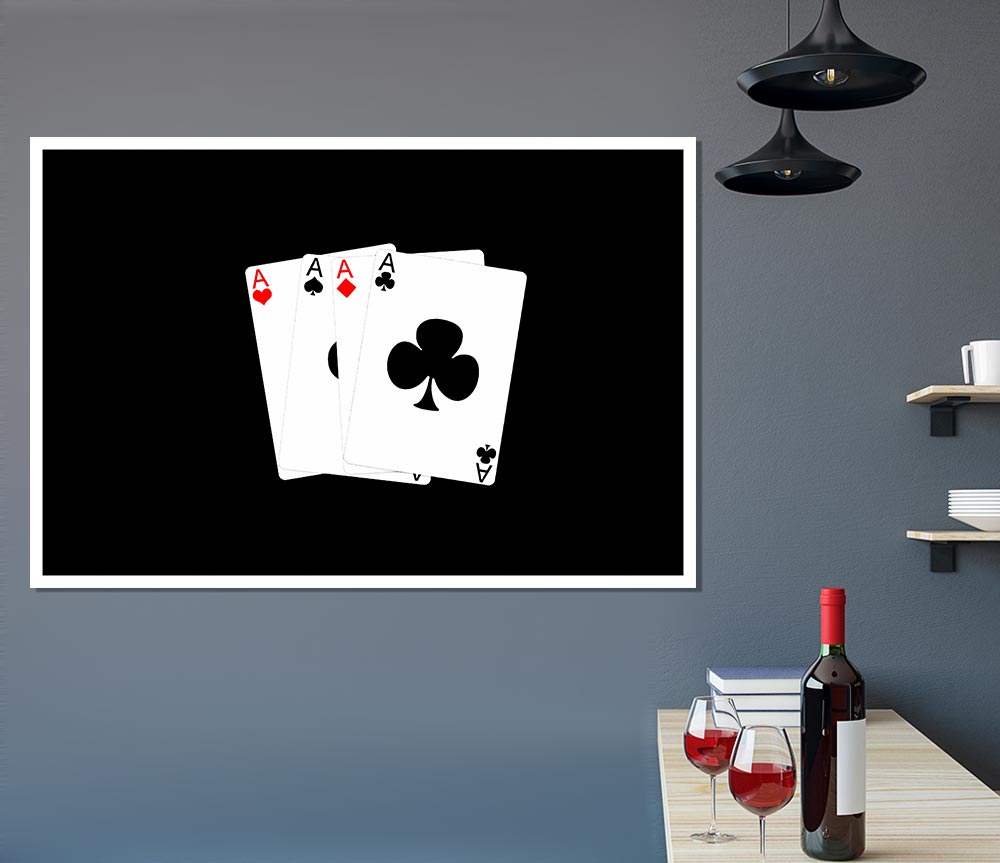 Aces High Print Poster Wall Art