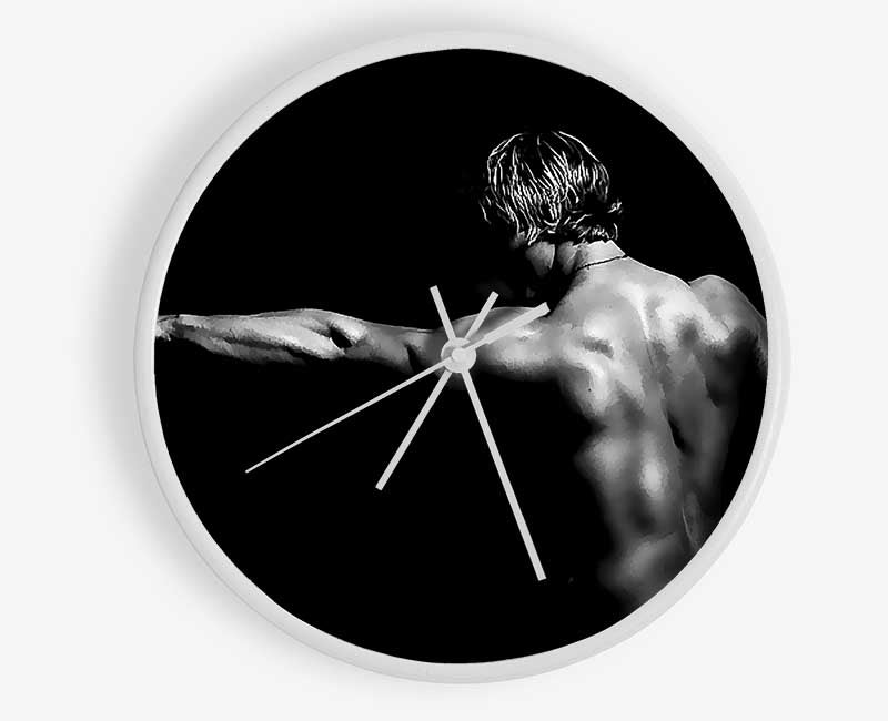 Contours Of A Man Clock - Wallart-Direct UK