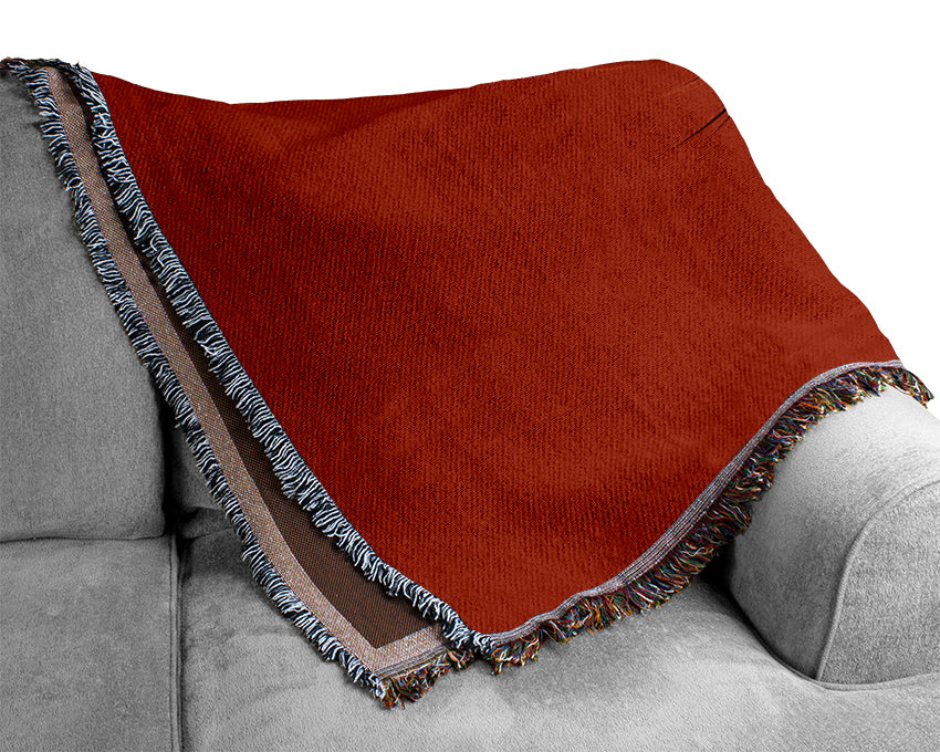 The Little Red Thing Woven Blanket