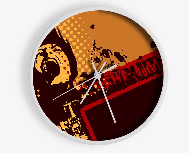 Scream Delight Clock - Wallart-Direct UK