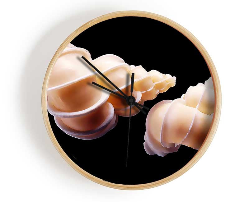 Beautiful Shell Duo Clock - Wallart-Direct UK