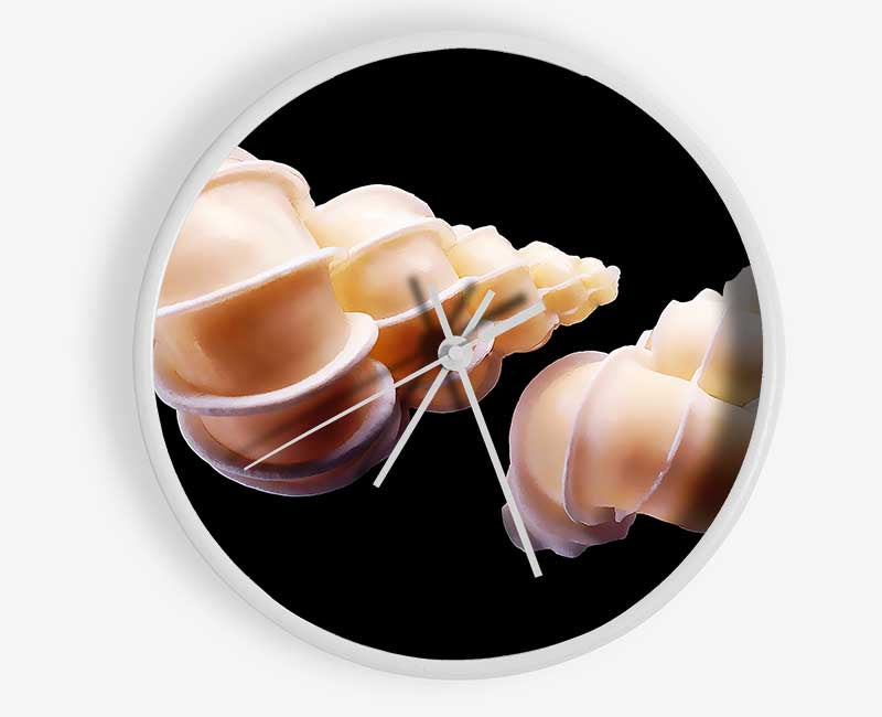 Beautiful Shell Duo Clock - Wallart-Direct UK