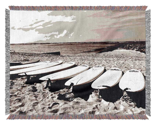 Surfers Pick Woven Blanket