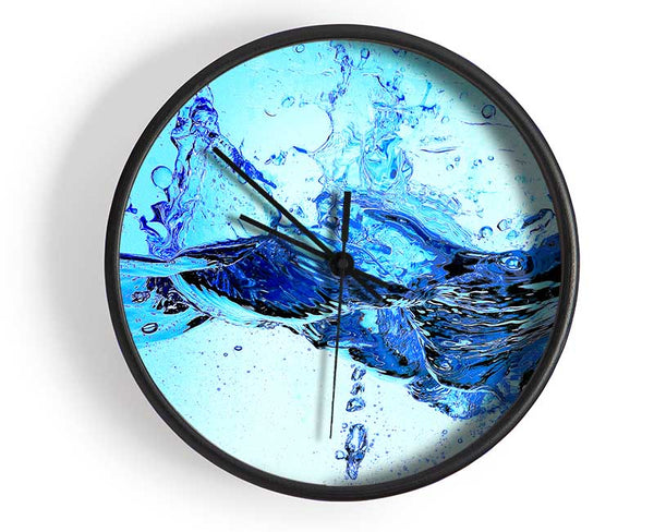 Crash Of The Water Splash Clock - Wallart-Direct UK